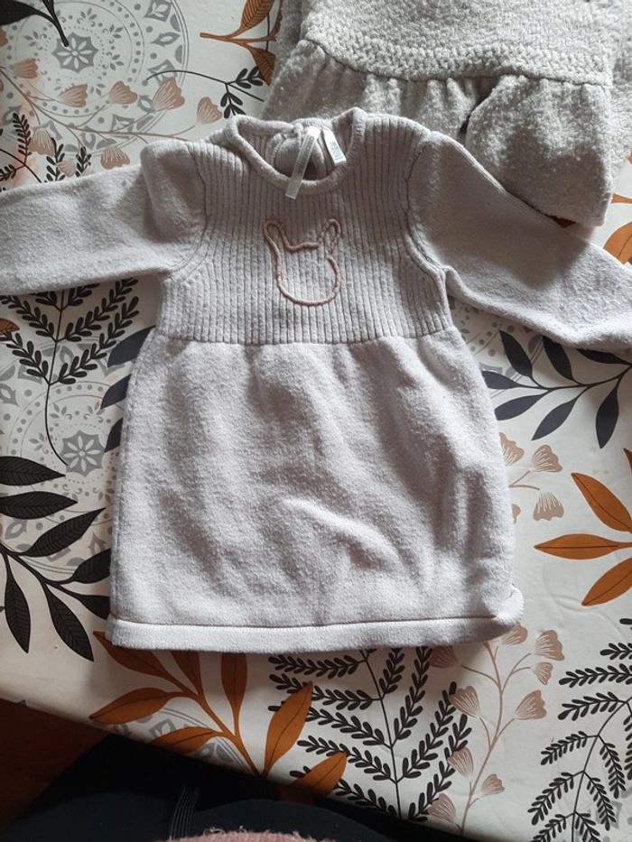 Lot de 3 robes en laine 3 mois - photo numéro 4