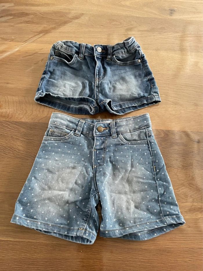 Lot de 2 shorts en jean 5 ans - photo numéro 2