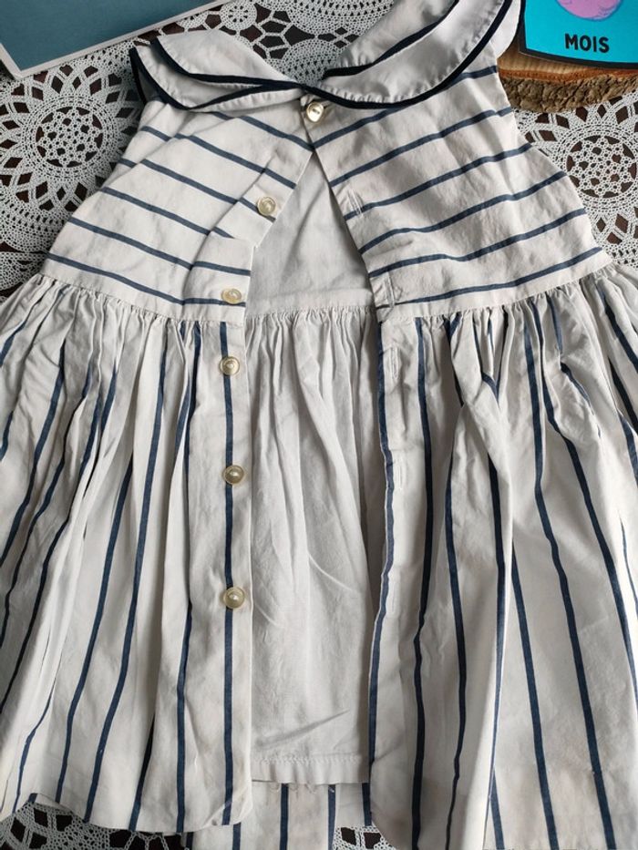 Robe rayée Jacadi 6mois - photo numéro 6