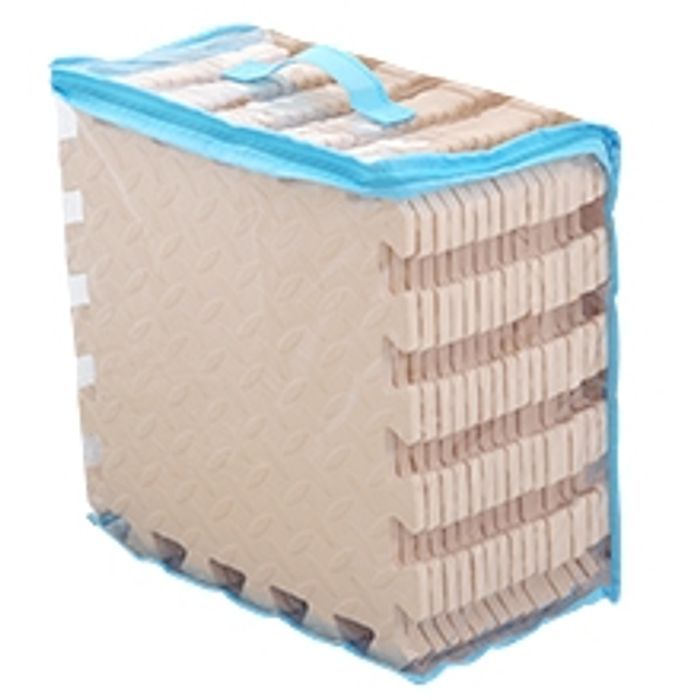 lot de 16 dalles en mousse beige - photo numéro 2