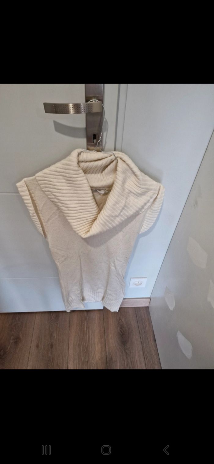 Robe pull blanche
