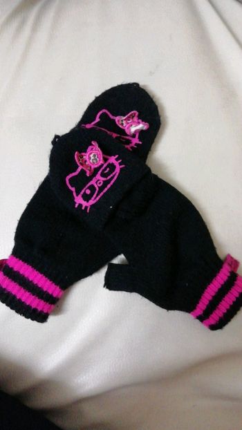Gants moufles hello Kitty