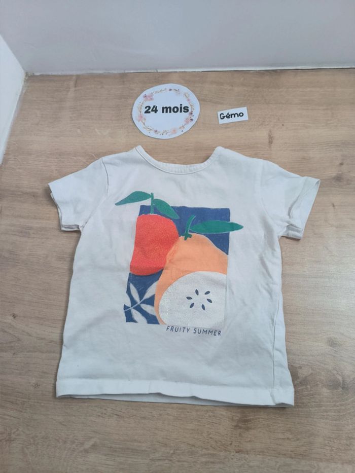 Lot 3 t-shirts manches courtes 24 mois - photo numéro 4