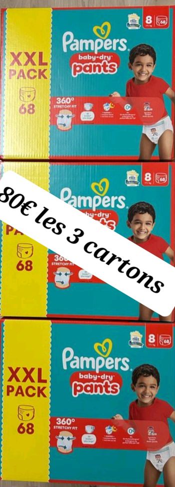 Pampers taille 8