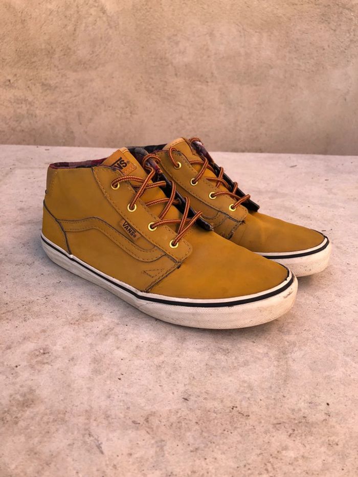 Baskets montantes Vans moutarde 37 - photo numéro 10