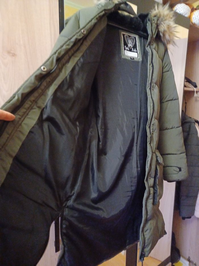 Manteau fille avec capuche - photo numéro 2