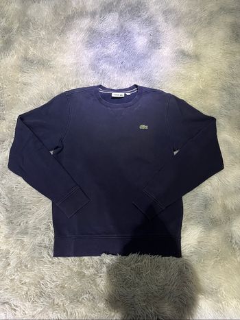 Sweat crewneck Lacoste bleu marine