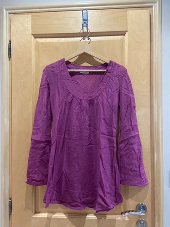 Tunique violette montan en soie