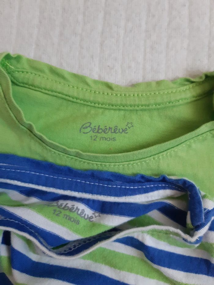 Lot de 2 tee-shirts 12 mois - photo numéro 4