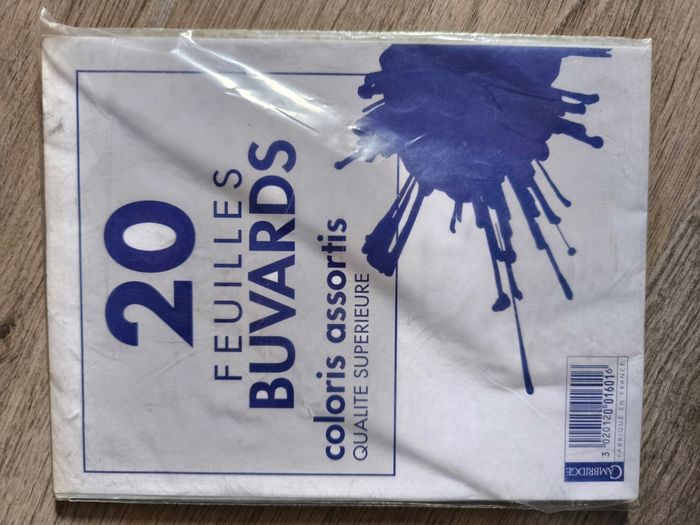 Lot de 15 feuilles buvard - photo numéro 2