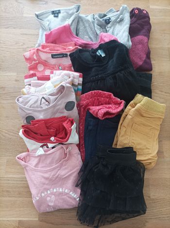 Lot vêtements automne hiver 18 mois fille