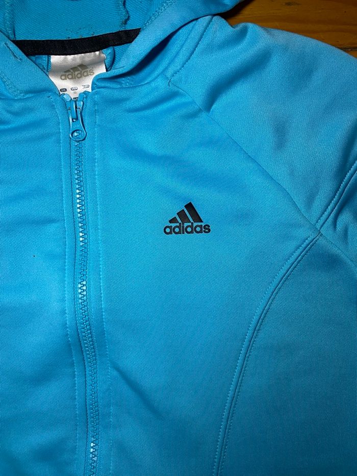 Veste adidas bleu ciel femme taille Xs - photo numéro 4