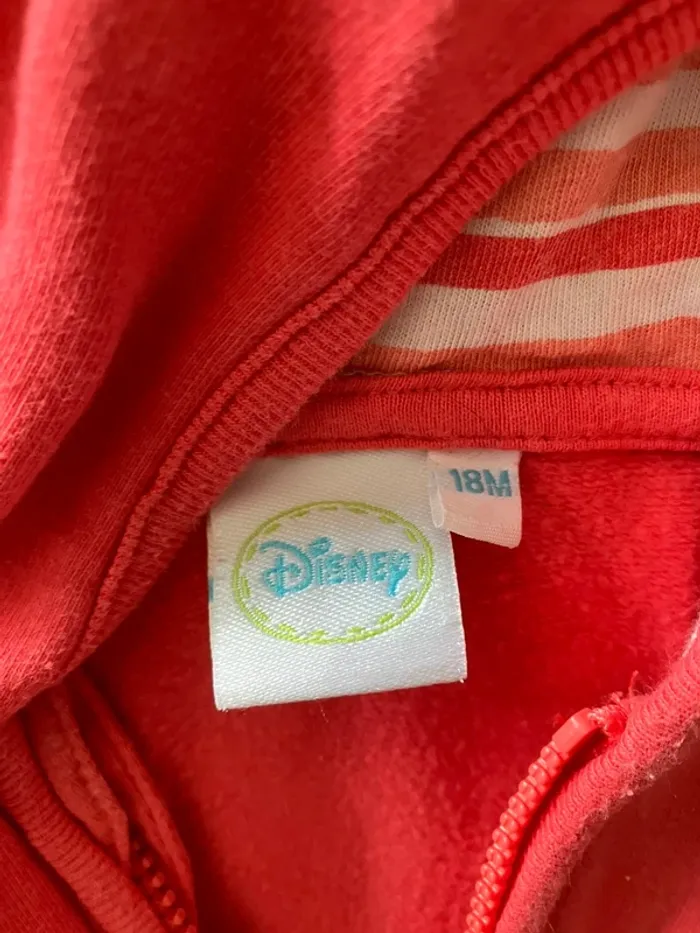 Robe avec capuche Disney 18 mois - photo numéro 3