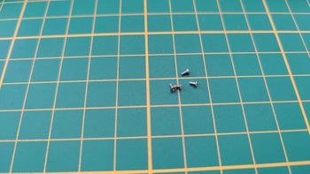 Vis x4 1.0x2.5 55-3 numéro 55 n°55 pièce détachée Citroën 2CV 2 CV Charleston 1/8 1:8 1/8ème Altaya