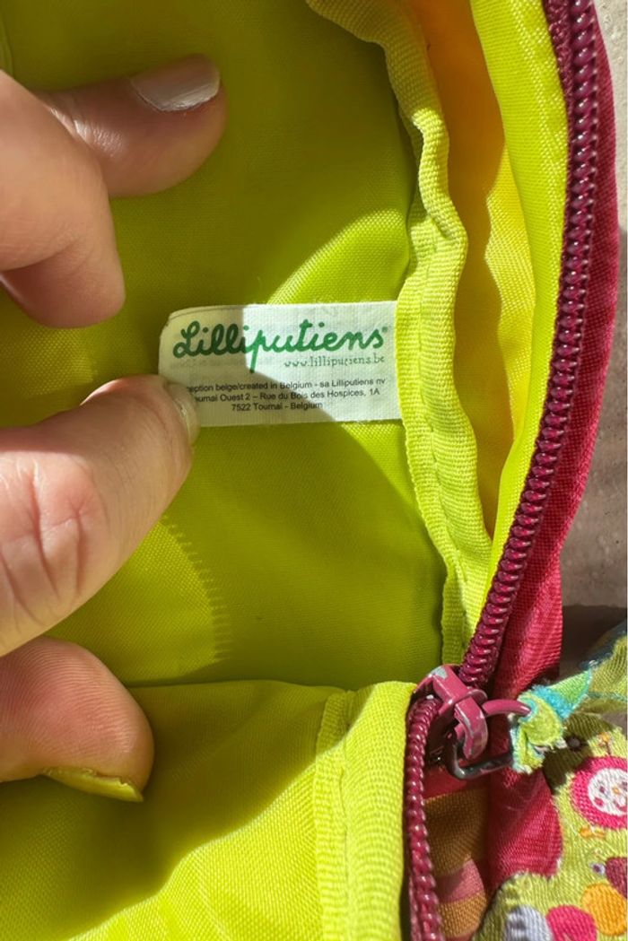Petit sac à dos crèche / école Lilliputiens motif hérisson - photo numéro 3