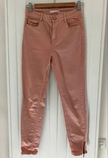 Pantalon slim rose
