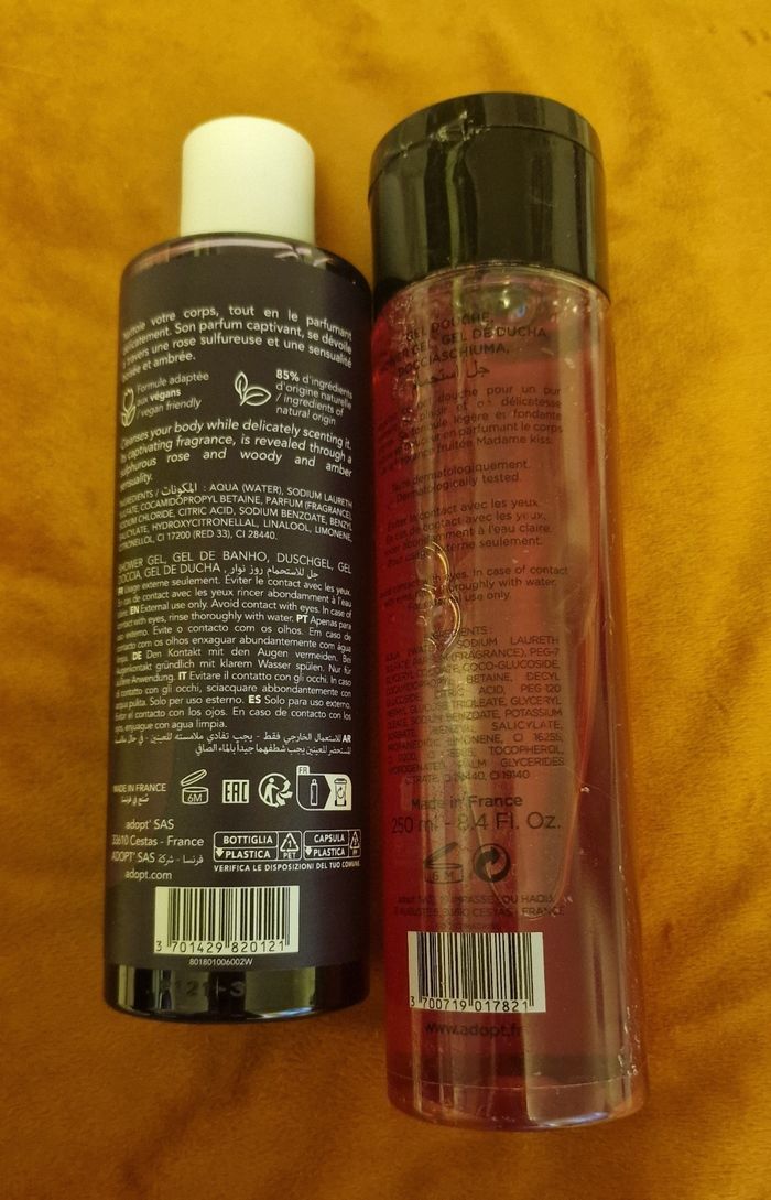Lot gel douche Adopt' - photo numéro 2