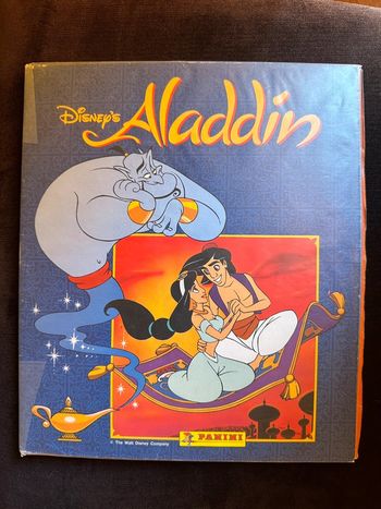 album Panini complet Walt Disney Aladdin Jasmine princesse autocollants ancien stickers