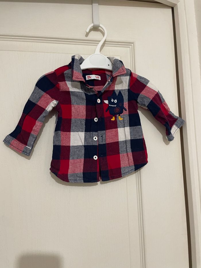 Lot bébé garçons body et chemise taille 3 mois - photo numéro 7