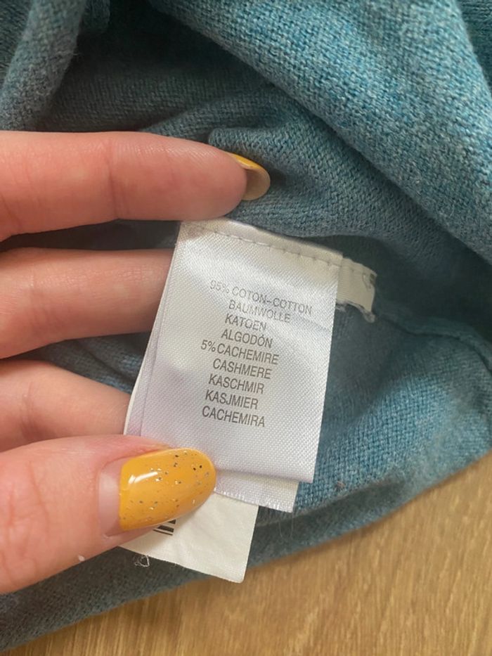 Jolie petit gilet en cachemire et coton - photo numéro 5