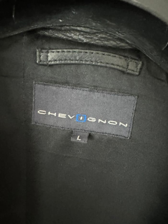 Manteau cuir chevignon L - photo numéro 8
