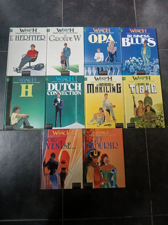 Lot de 10 bd largo winch 1 à 10, EO