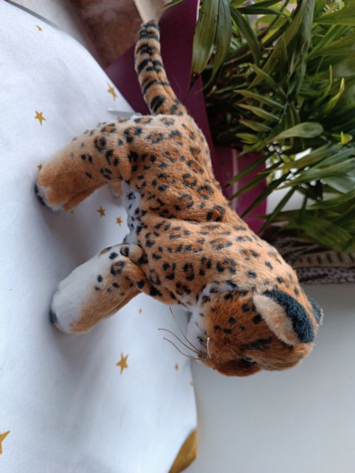 Peluche plush Teddy jaguar animal animaux pet Real bille doho international réaliste small petite - photo numéro 7