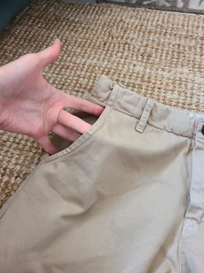 Beau pantalon beige IKKS - photo numéro 4