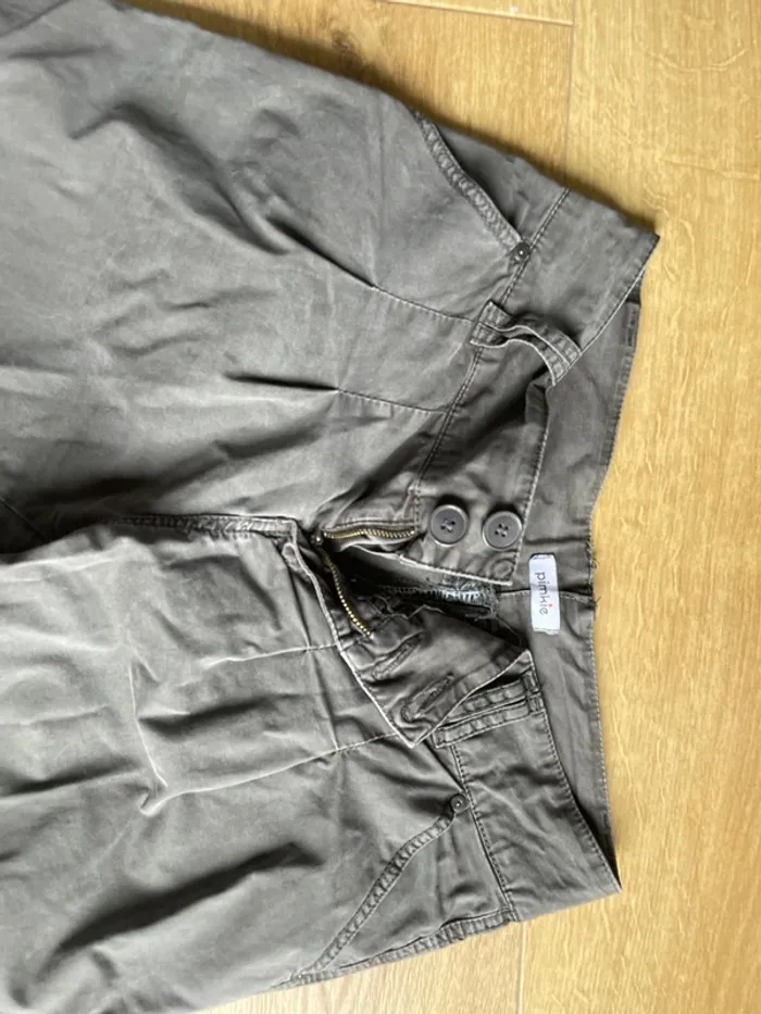 Pantalon carotte kaki - photo numéro 2
