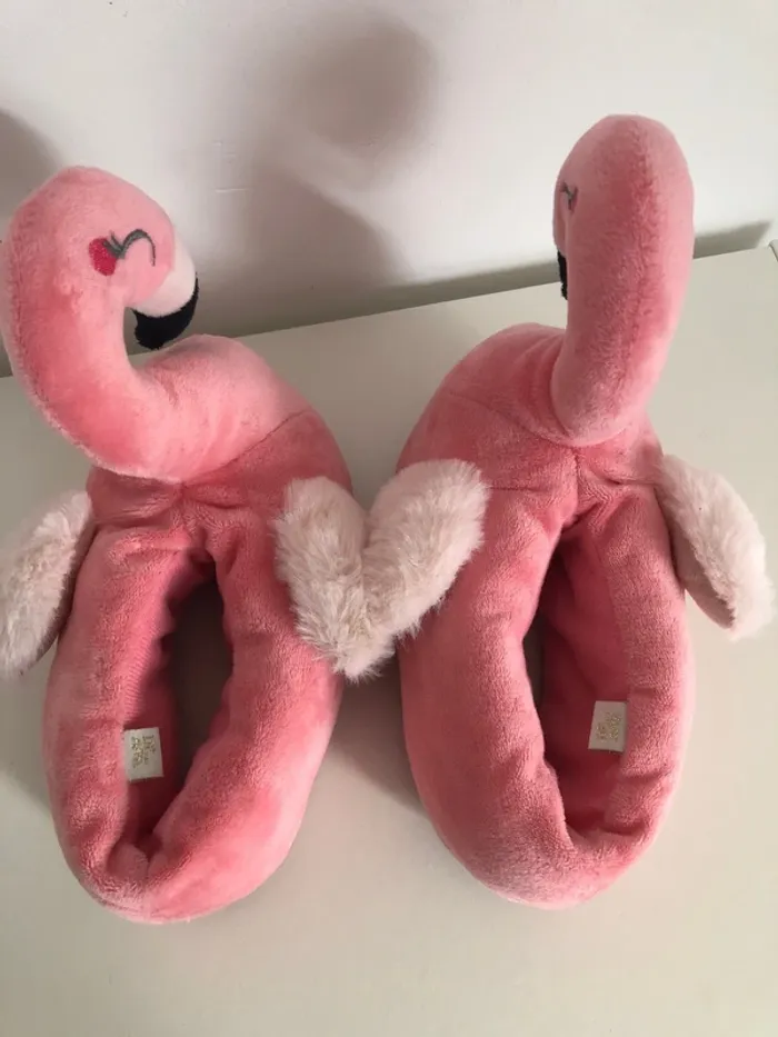 Chaussons flamant rose 24/25 - photo numéro 2