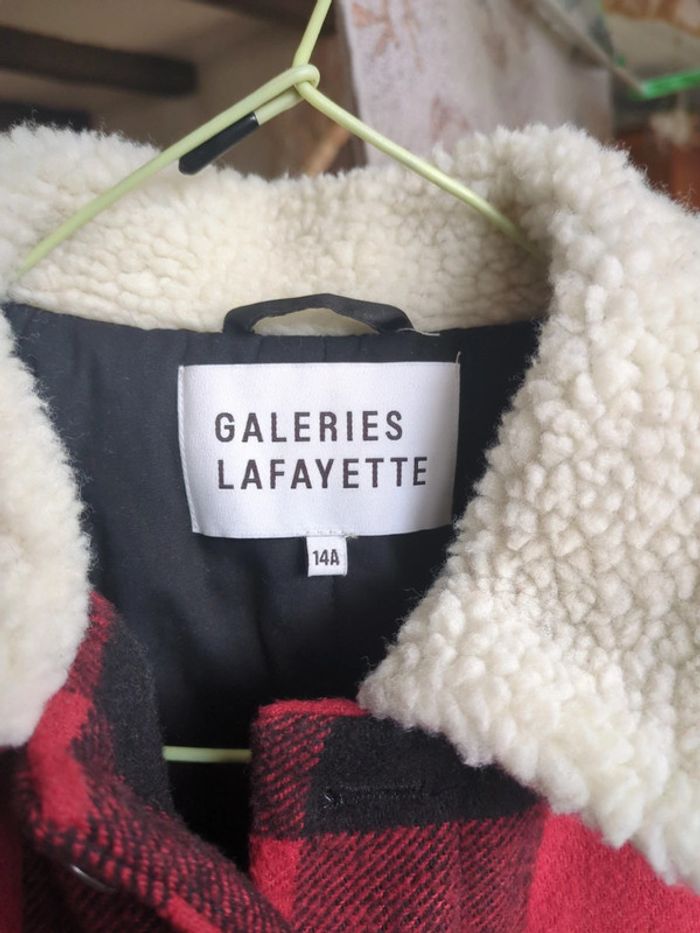 Veste bûcheron carreau rouge Lafayette - photo numéro 4