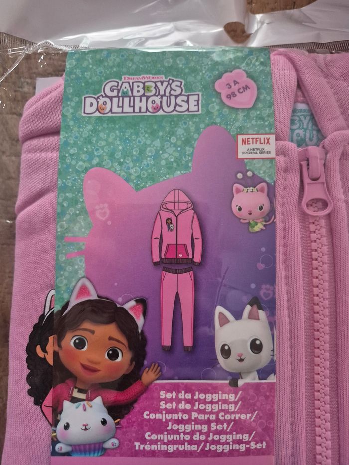 Survêtement Fille Gabby Chat Rose 3 ans - photo numéro 2