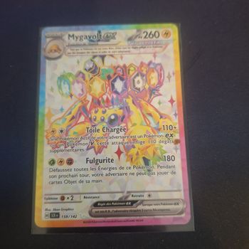Carte Pokemon MYGAVOLT EX Français - FA EV7 SCR FR - 159/142 - Neuf