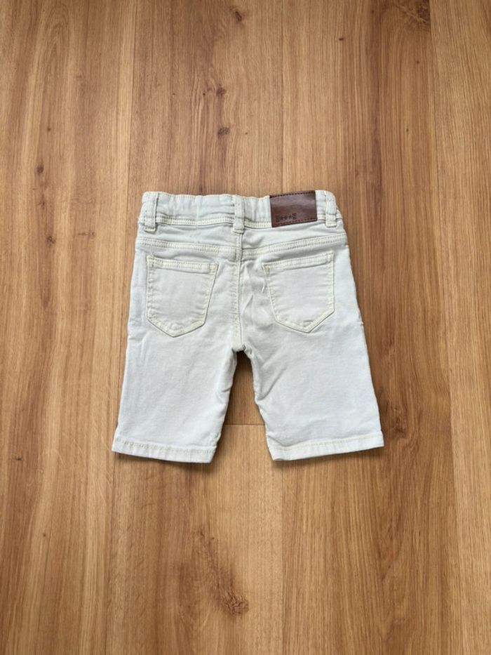 Short blanc/jaune fluo Tape-à-l’Oeil 3 ans - photo numéro 2