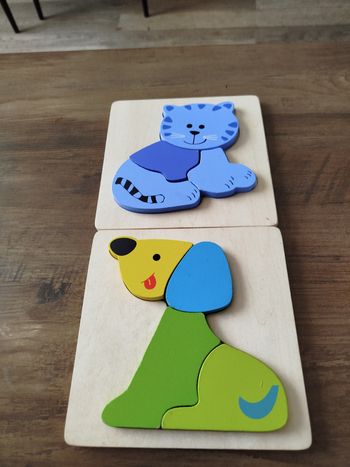 Lot de puzzle animaux éducatif