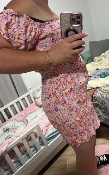 Robe d’été élastique neuve, taille XL H&M.
