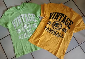 2 tee shirt taille XS