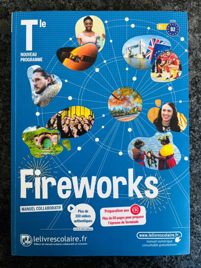 Manuel d’anglais Fireworks Terminale neuf