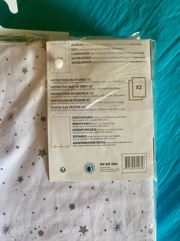 Matelas à langer avec housse - photo numéro 4