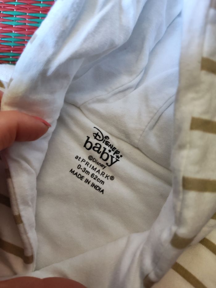 Lot de 8 vêtements bébé 3 mois couleurs blanc, beige, écru - photo numéro 9