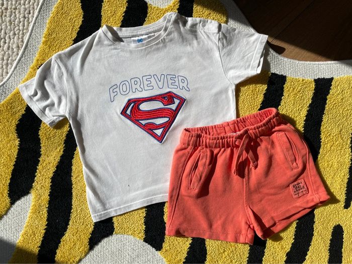 Ensemble lot Zara short en coton