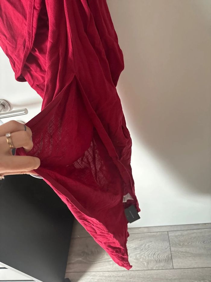 Robe longue rouge foncé Shein - photo numéro 4