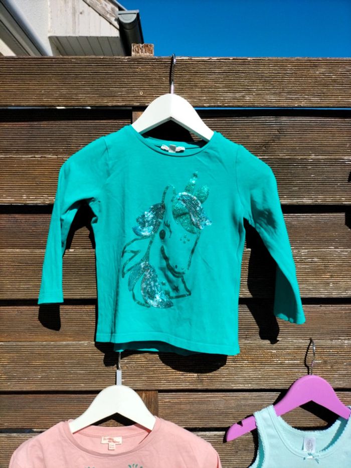 Lot de 5 tee shirt fille 3 ans - photo numéro 5