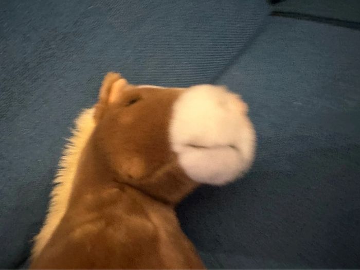 Peluche Grand Cheval Steiff 35cm doudou debout collection brun équitation crinière - photo numéro 8