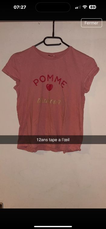TEE shirt rose