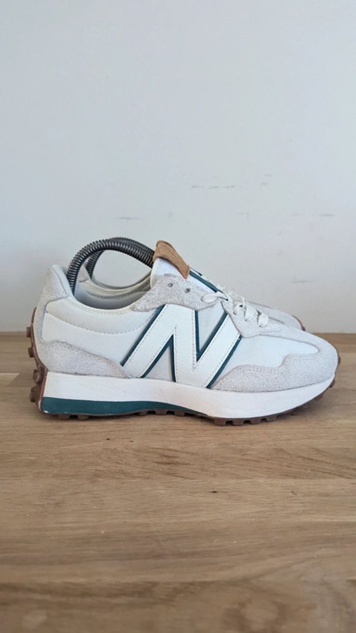 New balance 327 blanc vert - photo numéro 3