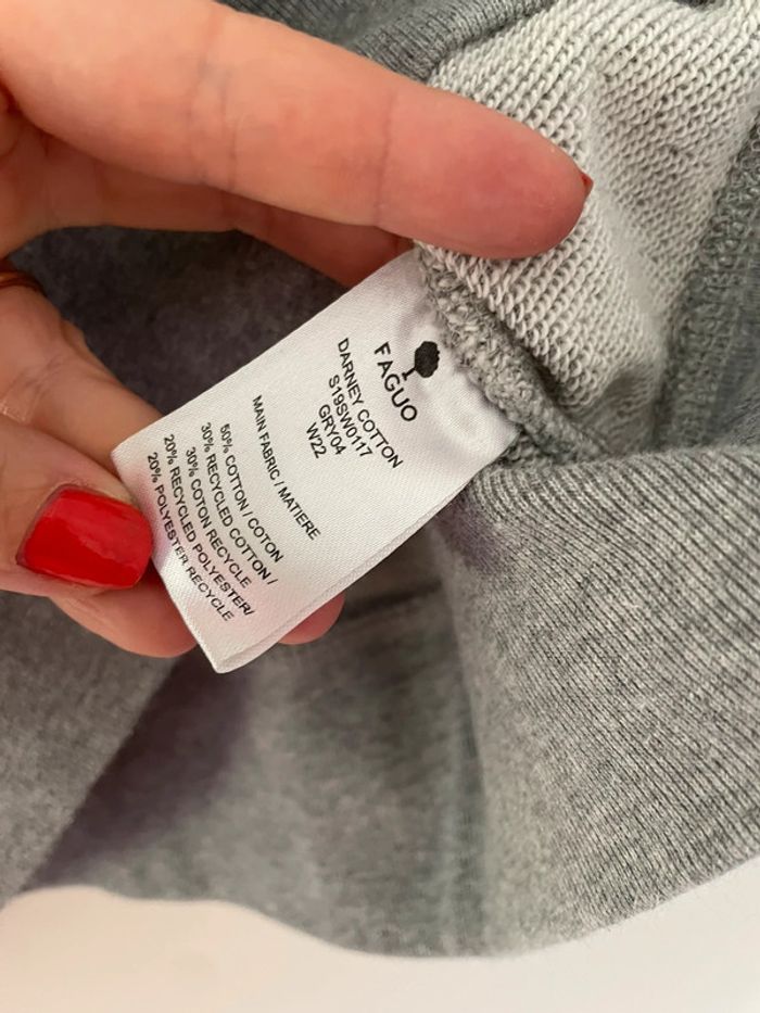 Sweat shirt homme des bois faguo M coton - photo numéro 7