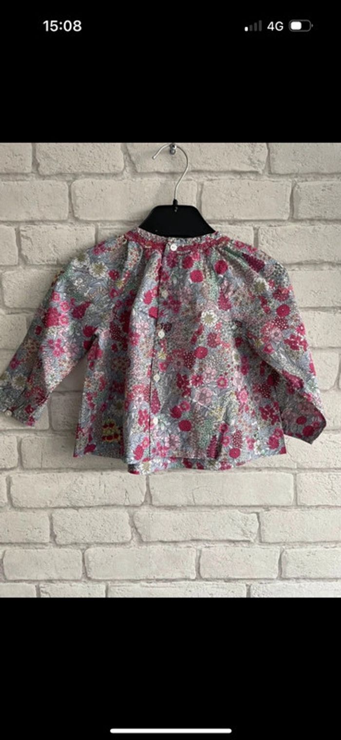 Blouse liberty jacadi taille 18 mois - photo numéro 2
