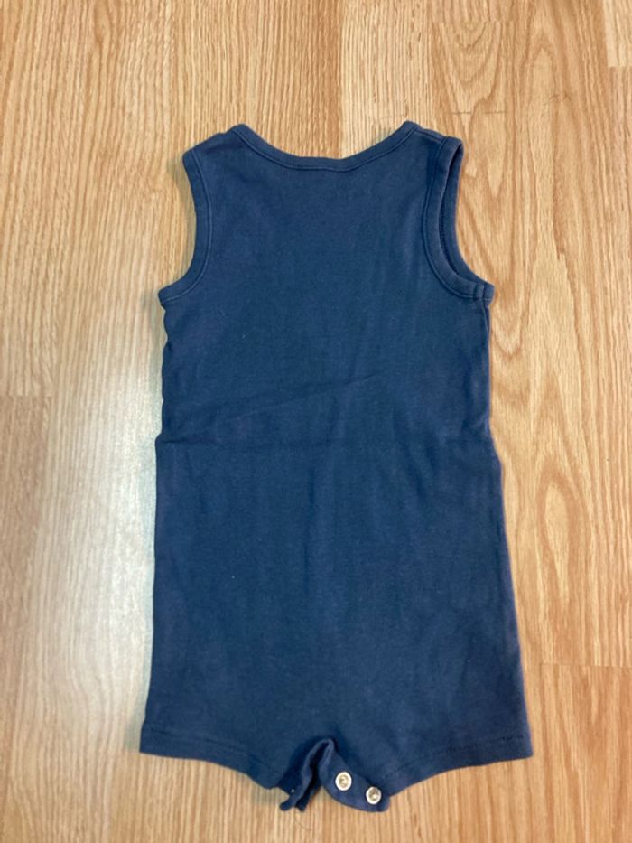 Combishort Kiabi 12 mois bleu marine - photo numéro 4