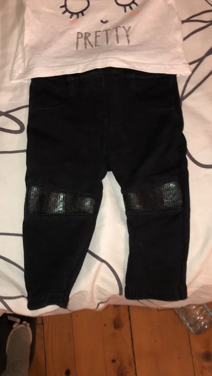 Ensemble pantalon teeshirt manches longues - photo numéro 2